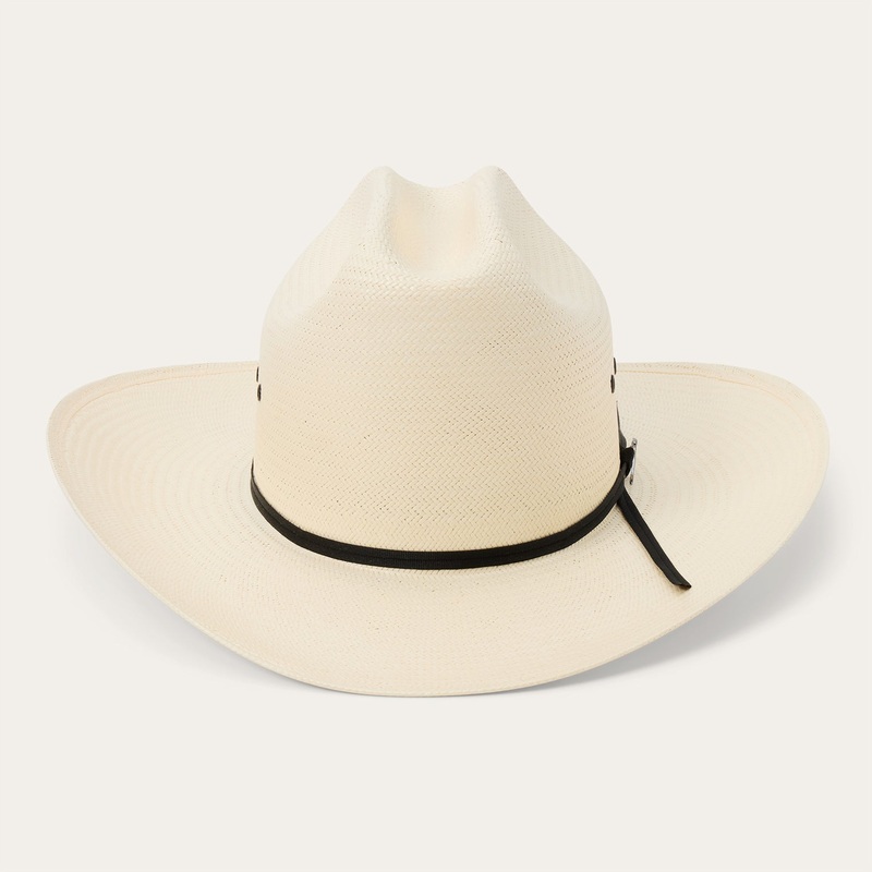 Rancher 10X Straw Cowboy Hat Natural 6 1/2