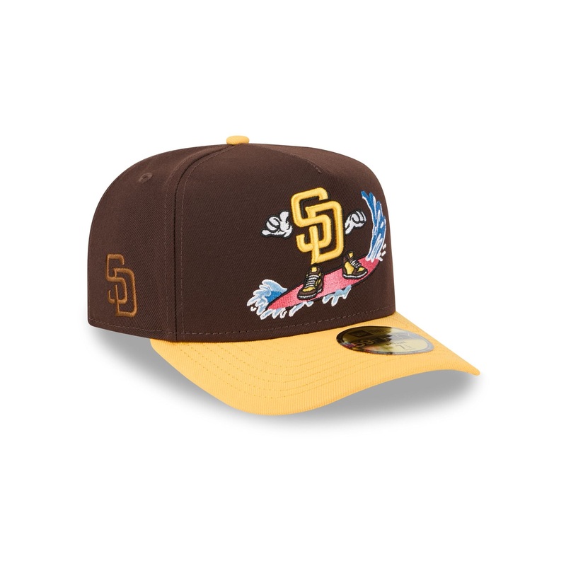 San Diego Padres Cartoon 59FIFTY A-Frame Fitted Hat 7