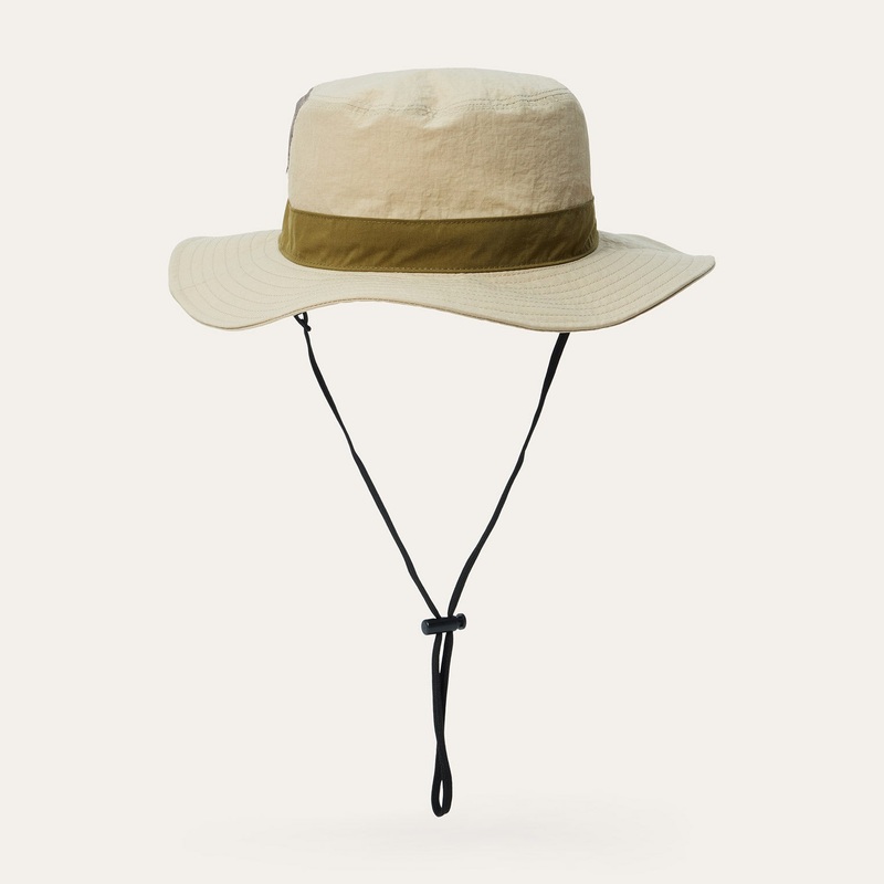 Sunshade Safari Hat With Neck Flap Beige M