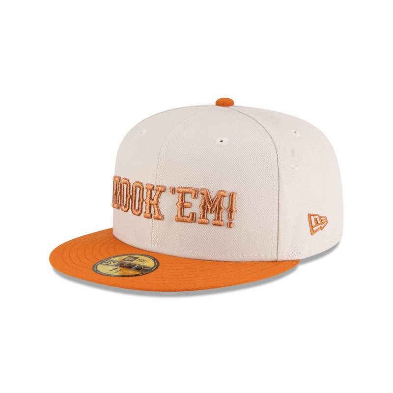 Texas Longhorns Stone Hook ‘Em 59FIFTY Fitted Hat 7