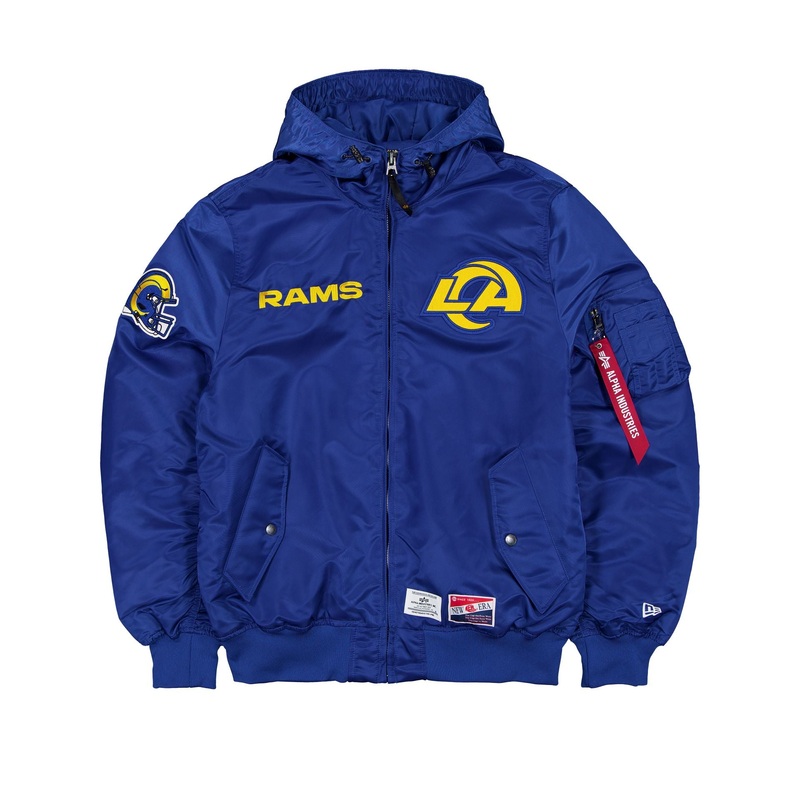 Alpha Industries x Los Angeles Rams L-2B Hooded Bomber Jacket S