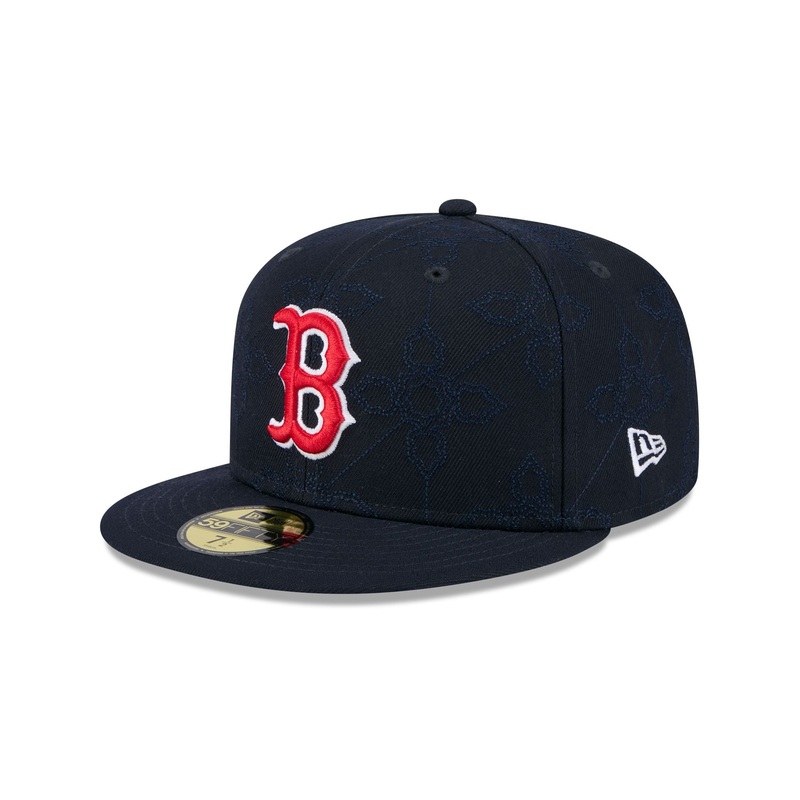 Boston Red Sox Color Pattern 59FIFTY Fitted Hat 7