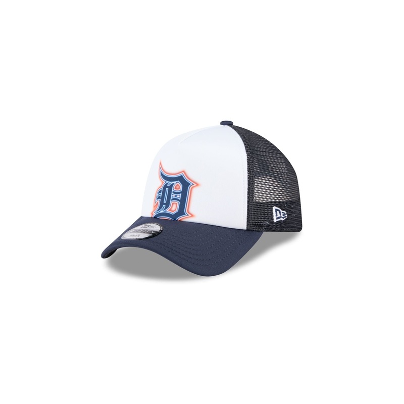 Detroit Tigers Kids Painted 9FORTY A-Frame Trucker Hat Child