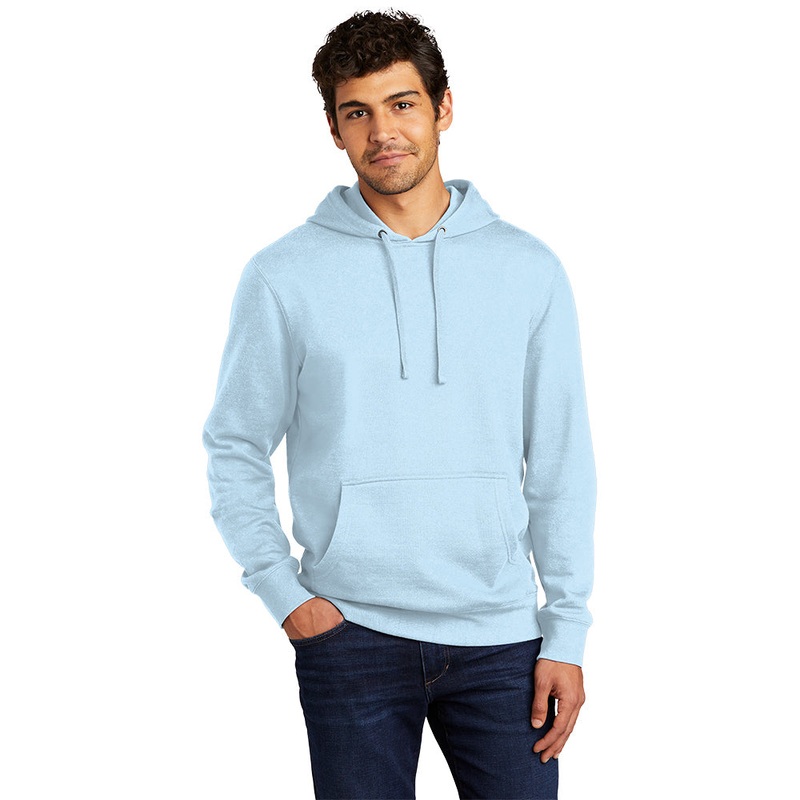 District DT6100 V.I.T. Fleece Hoodie – Ice Blue Ice Blue XS