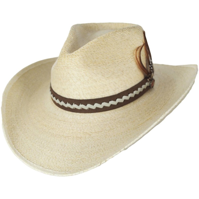 Lainey Wilson Road Runner Palm Straw Outback Hat TOASTED S