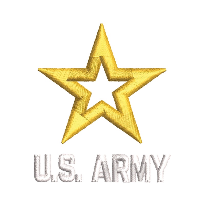 Licensed Star US Army Logo Licensed Star US Army-L One Size
