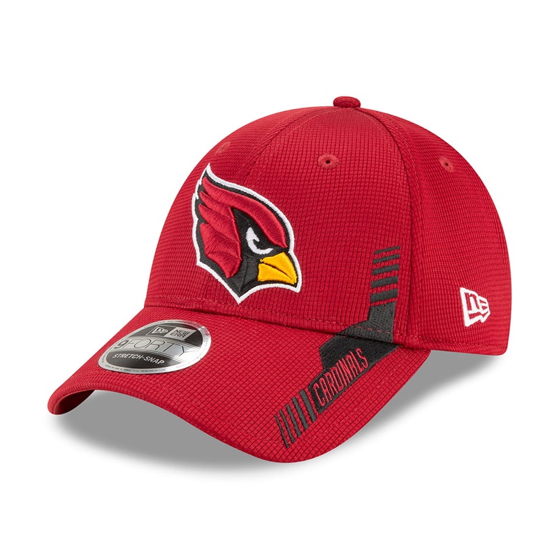 New Era 9FORTY Arizona Cardinals Stretch Snap Baseball Cap – NFL Sideline Home – Red Adjustable