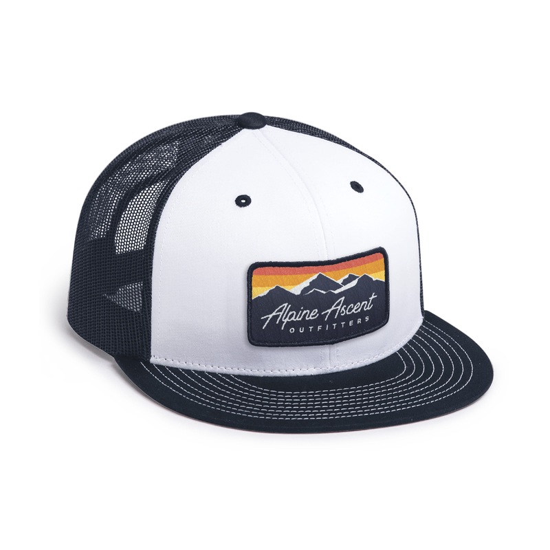 Pacific Headwear 4D3 D-Series Trucker Snapback Cap White/Navy/Navy