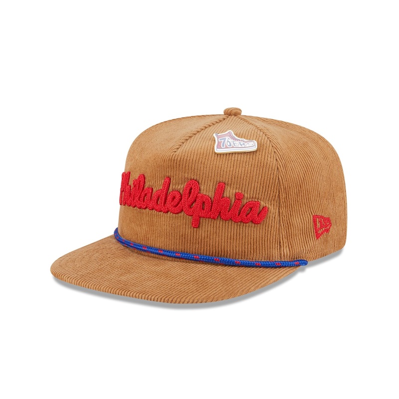 Philadelphia 76ers 2025 All-Star Game Fan Pack Corduroy Golfer Hat One Size