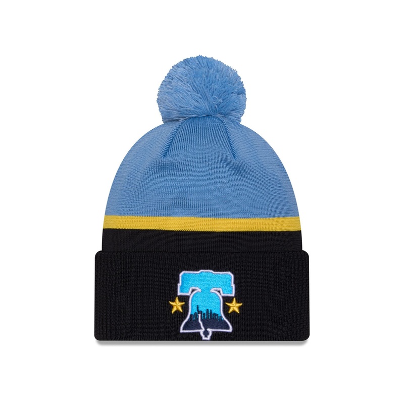 Philadelphia Phillies City Connect Pom Knit Hat One Size