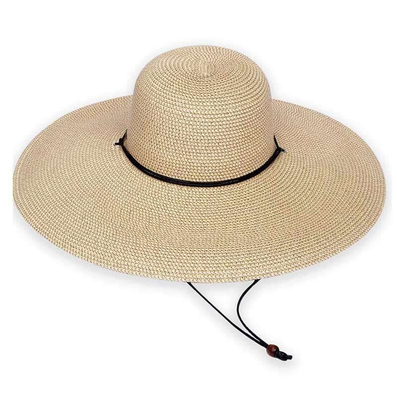 Sahara Wide Brim Sun Hat with Chin Cord – Sun ‘N’ Sand Hats Natural Medium (57 cm)