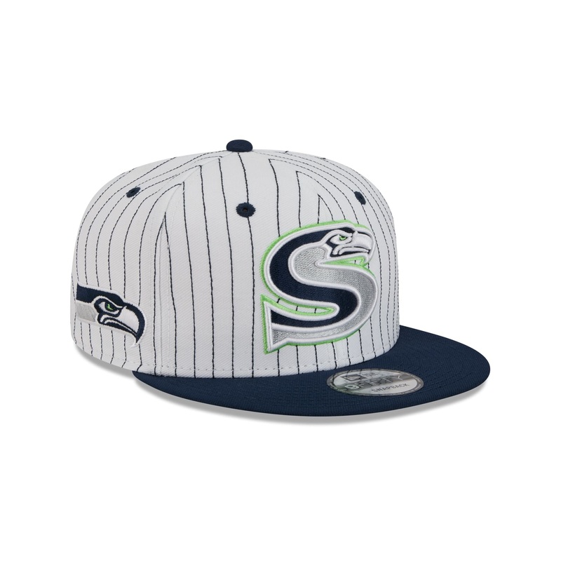 Seattle Seahawks Deceptor Pinstripe 9FIFTY Snapback Hat One Size