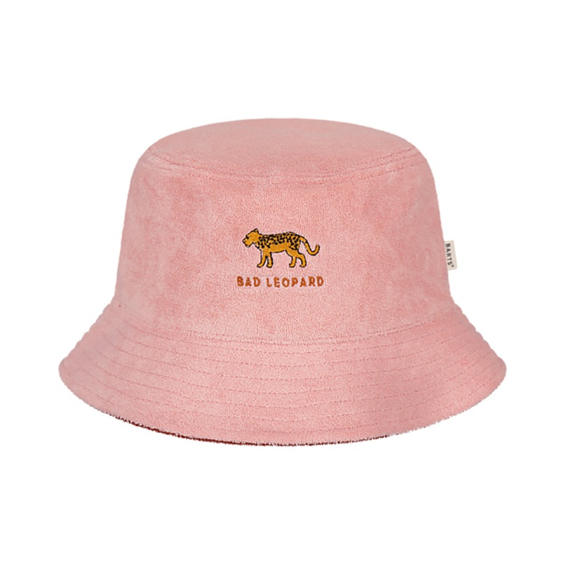 Barts Hats Kids Tolom Terrycloth Bucket Hat – Pink Kids – 1-Size