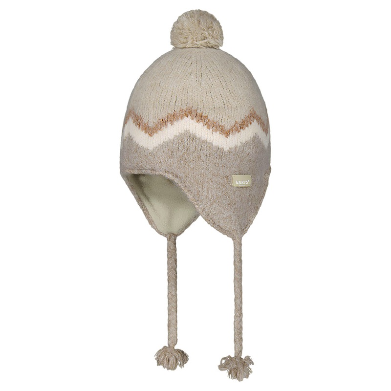 Barts Hats Lotey Peruvian Bobble Hat – Light Brown 1-Size