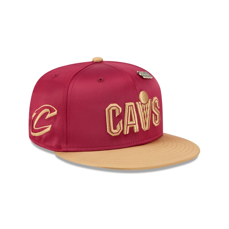 Cleveland Cavaliers Spring Satin 59FIFTY Fitted Hat 7