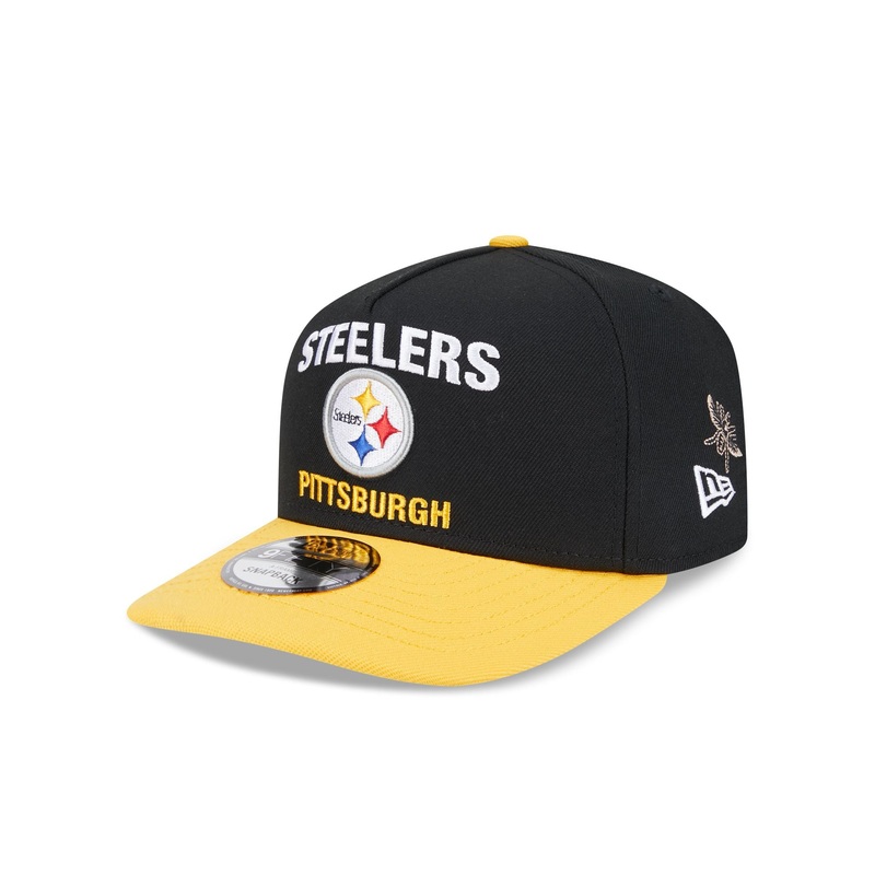 FELT x Pittsburgh Steelers 9FIFTY A-Frame Snapback Hat One Size