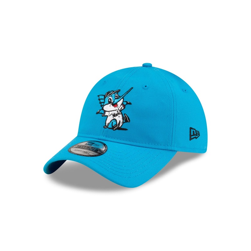 Miami Marlins Mini Mascot 9TWENTY Adjustable Hat One Size