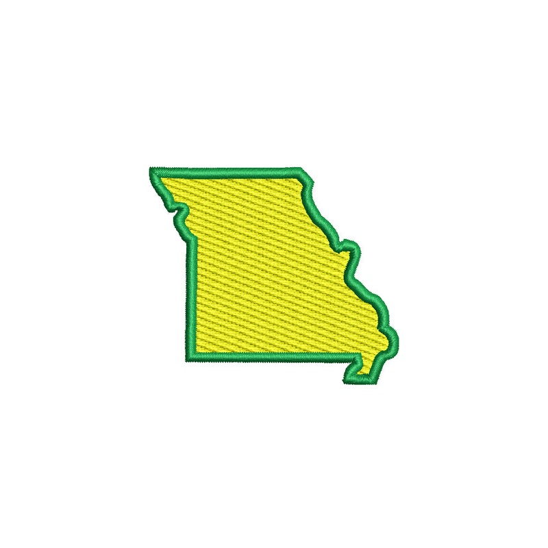 Missouri State Map Default Title One Size