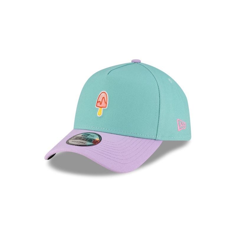 New Era Cap Popsicle Mint 9FORTY A-Frame Snapback Hat One Size