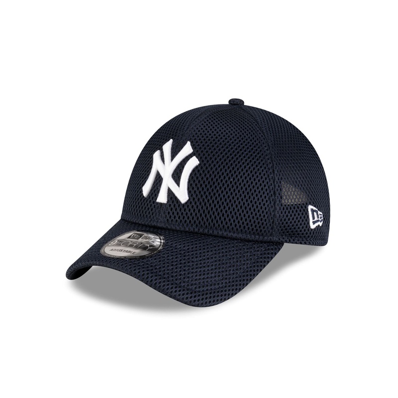New York Yankees Air Mesh Navy 9FORTY Strapback Hat One Size