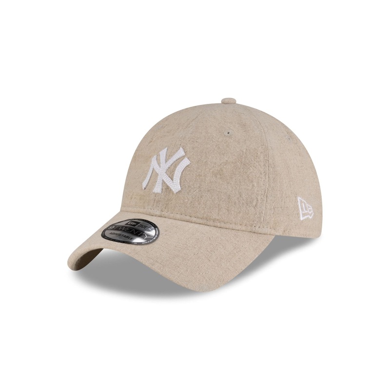New York Yankees Linen Chain Stitched 9TWENTY Adjustable Hat One Size