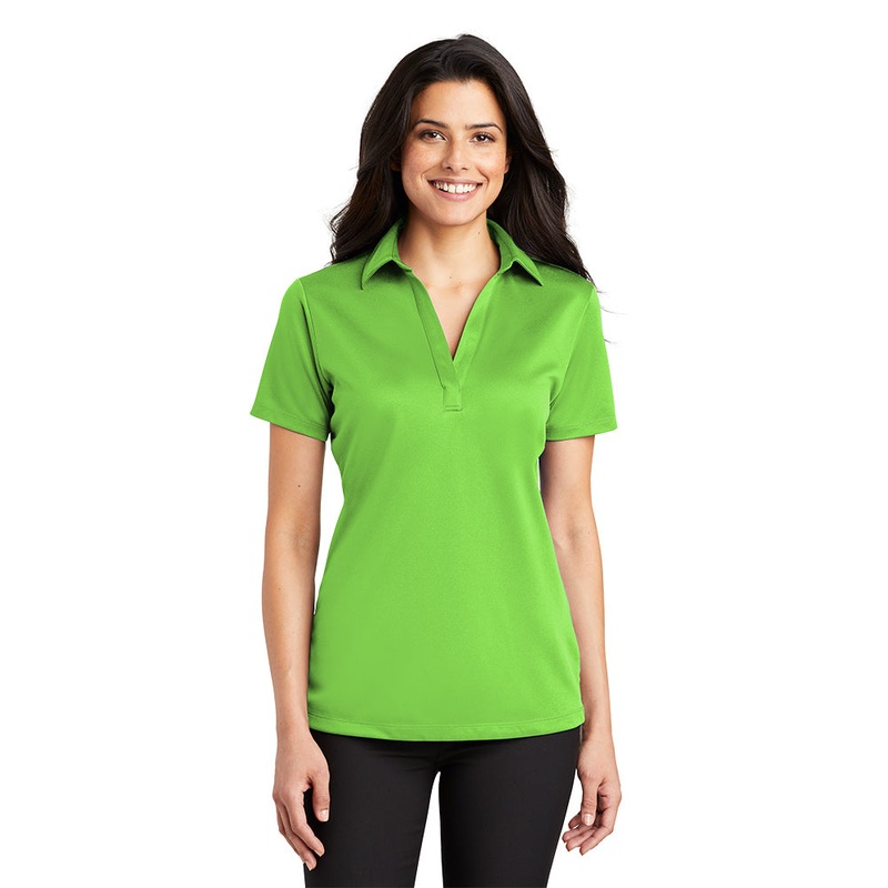 Port Authority L540 Ladies Silk Touch Performance Polo – Lime Lime XS