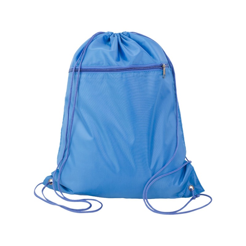 Q-Tees Q135200 Polyester Cinchpack Black