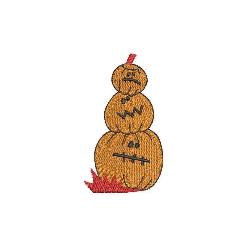 Three Pumpkins with Funny Smile Default Title One Size