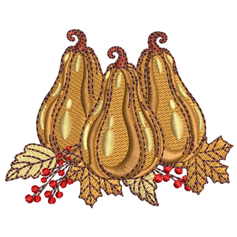 Three Thanksgiving Pumpkin Decorations Three Thanksgiving Pumpkin Decorations One Size