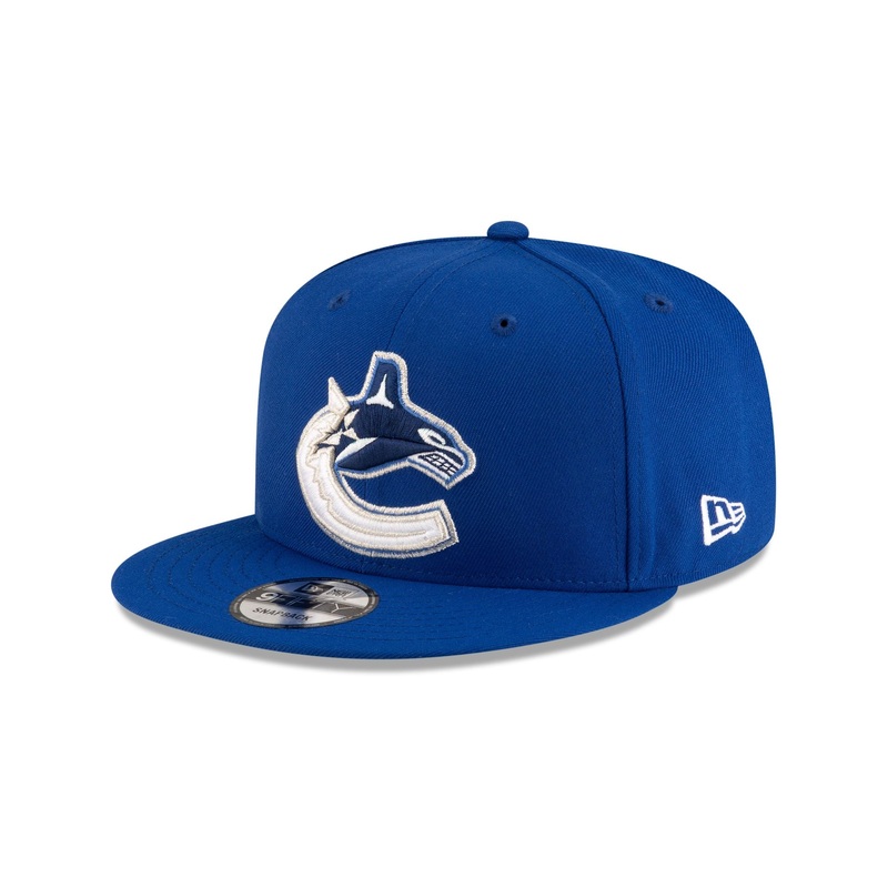 Vancouver Canucks Blue 9FIFTY Snapback Hat One Size