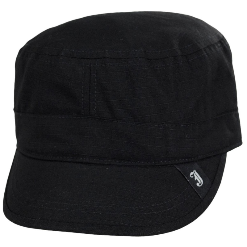 Wholesale Ripstop Cotton Cadet Cap B2B Pre-Pack BLACK 2S-4M-4L-2XL