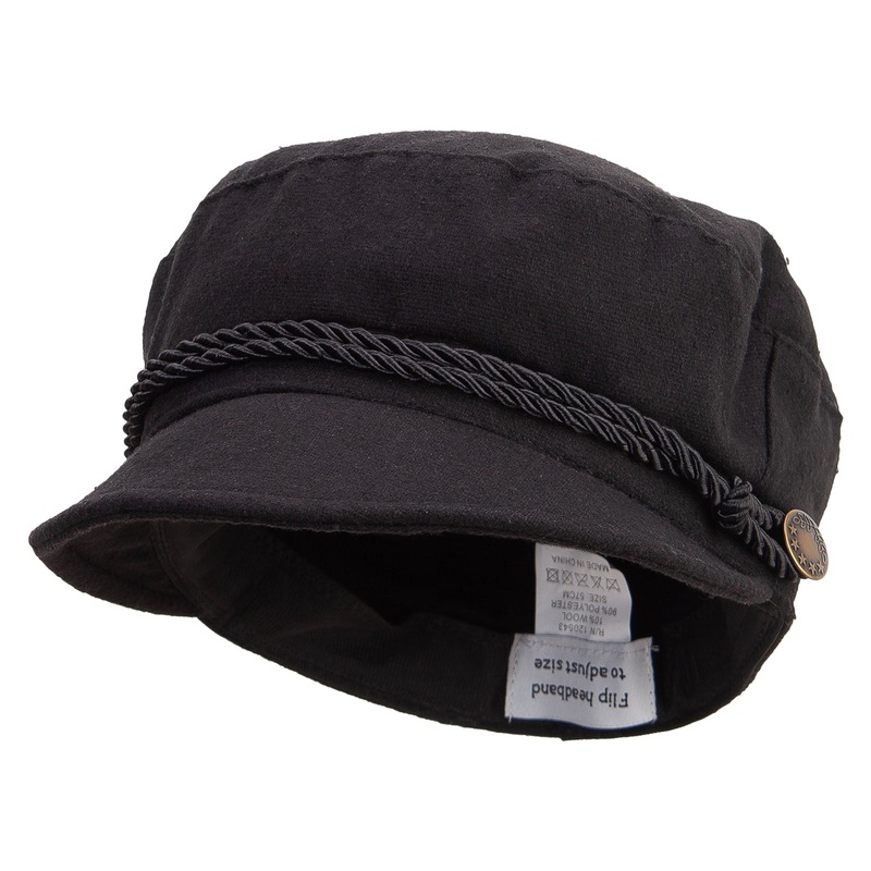 Women’s Sergeant Cap Black One Size