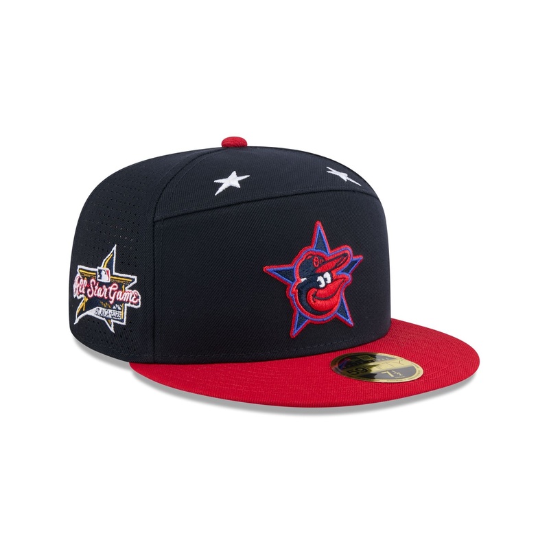 Baltimore Orioles 2025 All-Star Game Workout Split Panel 59FIFTY Fitted Hat 7