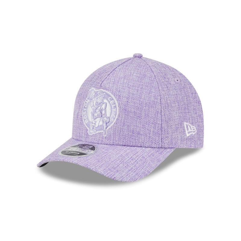 Boston Celtics Cotton Weave Purple 9FORTY M-Crown A-Frame Snapback Hat One Size