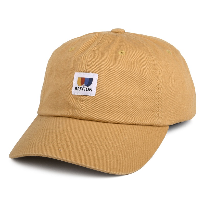 Brixton Hats Alton LP Cotton Baseball Cap – Desert Sand Adjustable