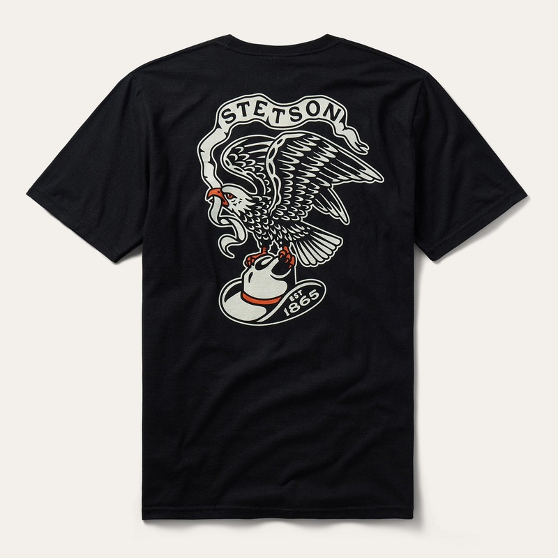 Eagle Graphic Tee Black S