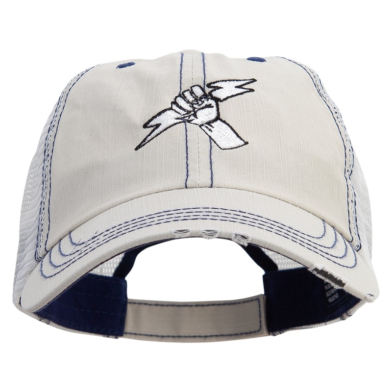 Electrician Icon Embroidered Low Profile Special Cotton Mesh Cap Putty One Size