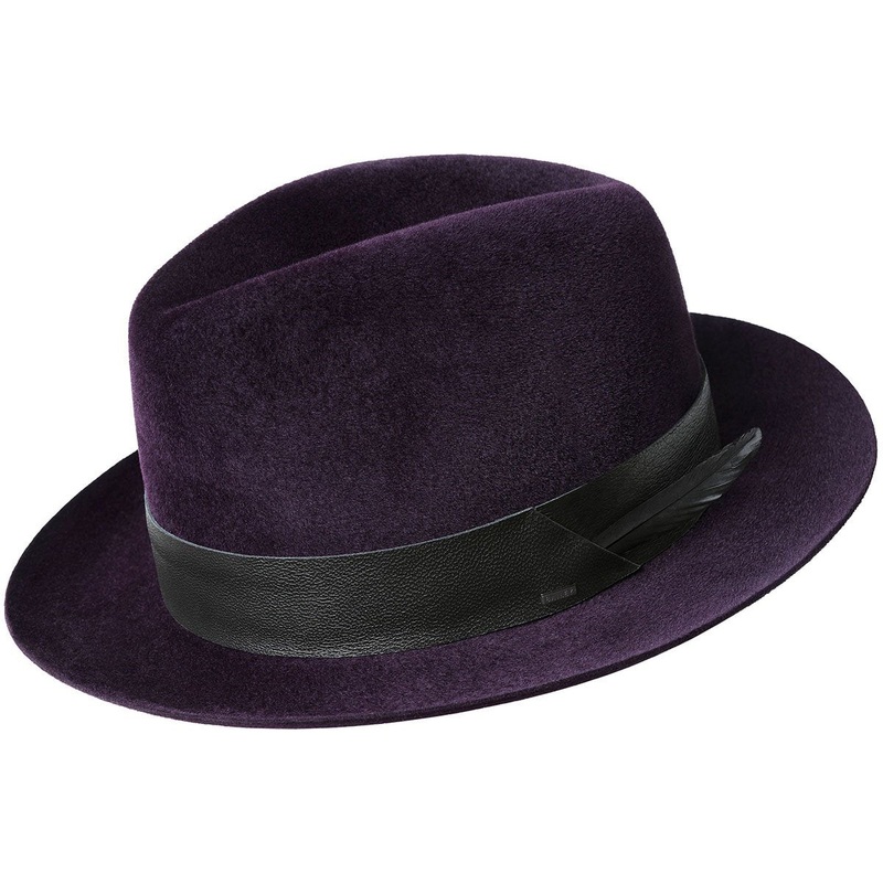 Flume Fedora Aubergine S