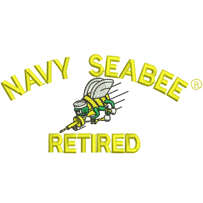 Licensed US Navy Seabee Retired Default Title One Size