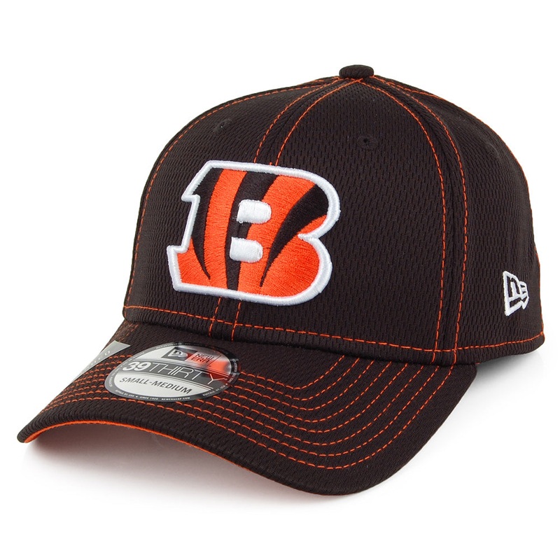 New Era 39THIRTY Cincinnati Bengals Baseball Cap – NFL Onfield Road – Black Small/Medium