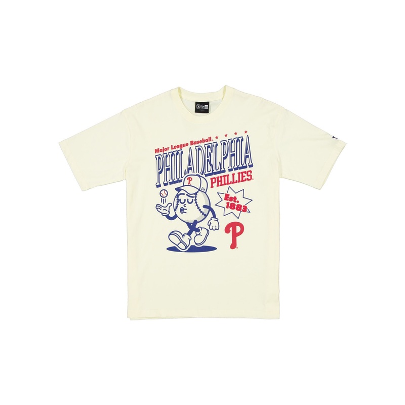 Philadelphia Phillies Sport Classics Chrome White T-Shirt S