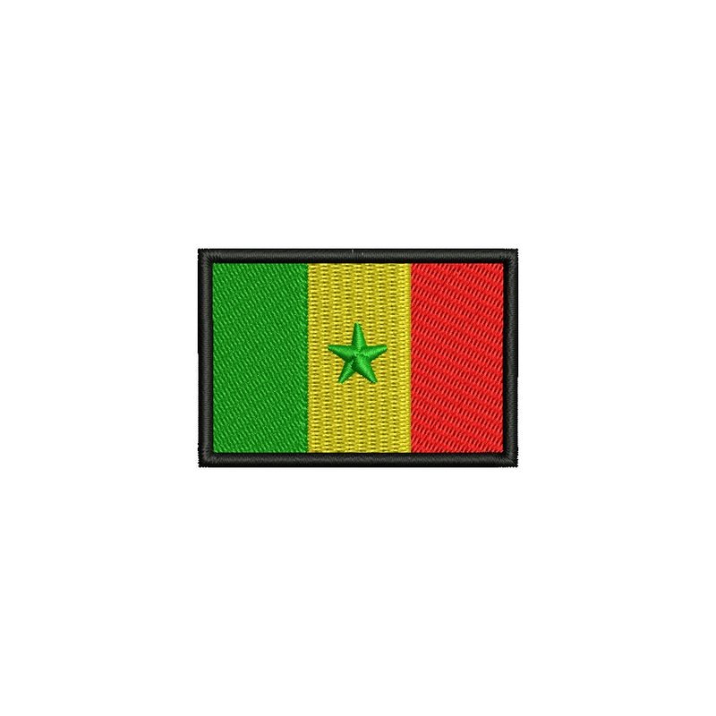 Senegal Rectangel Flag Default Title One Size