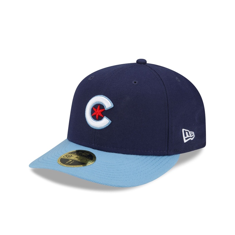 Chicago Cubs City Connect Low Profile 59FIFTY Fitted Hat 7