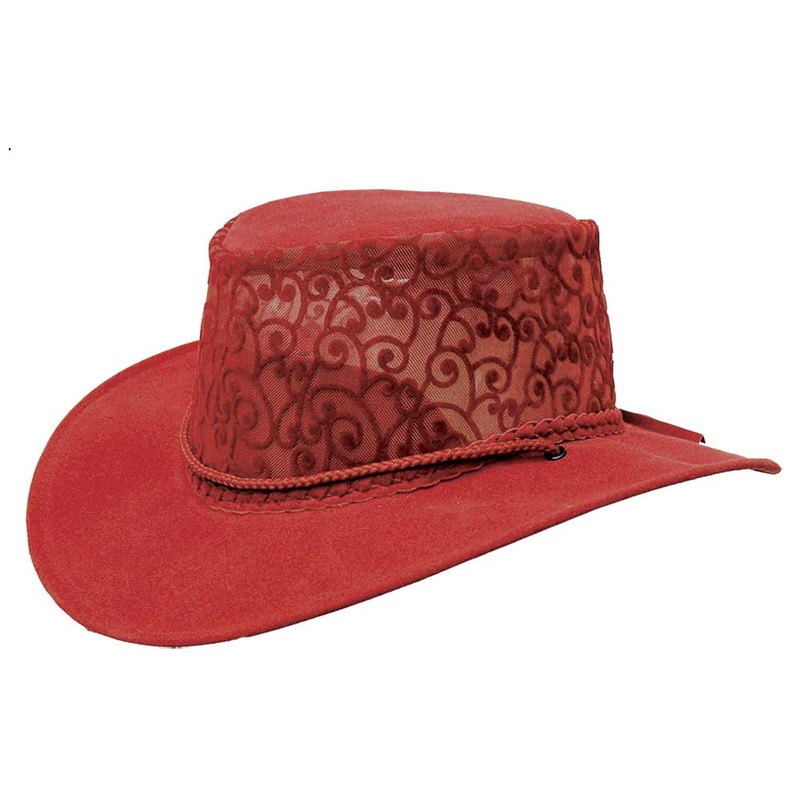 Extra-Large Size Soaker Hat for Women – Kakadu Australia Red X-Large (60 cm)
