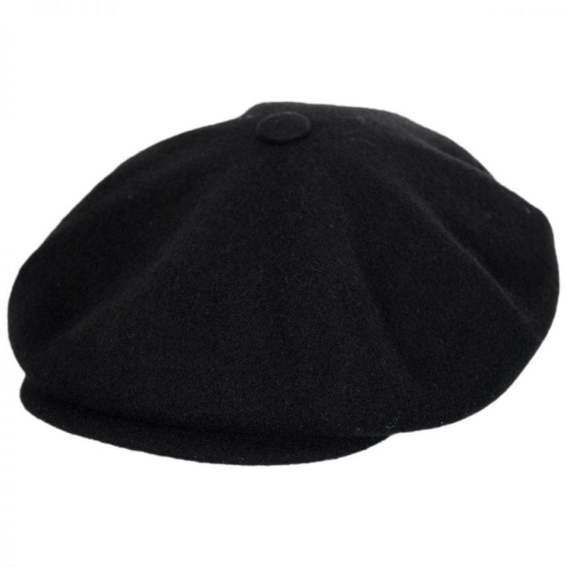 Hawker Wool Newsboy Cap BLACK S