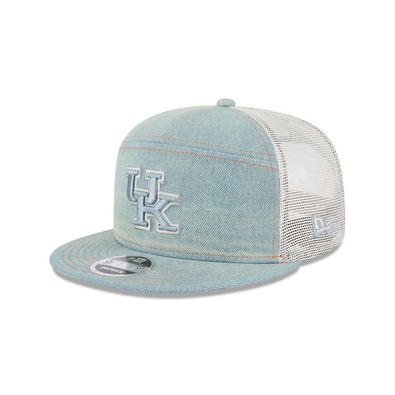 Kentucky Wildcats Denim Split Panel 9FIFTY Trucker Hat One Size