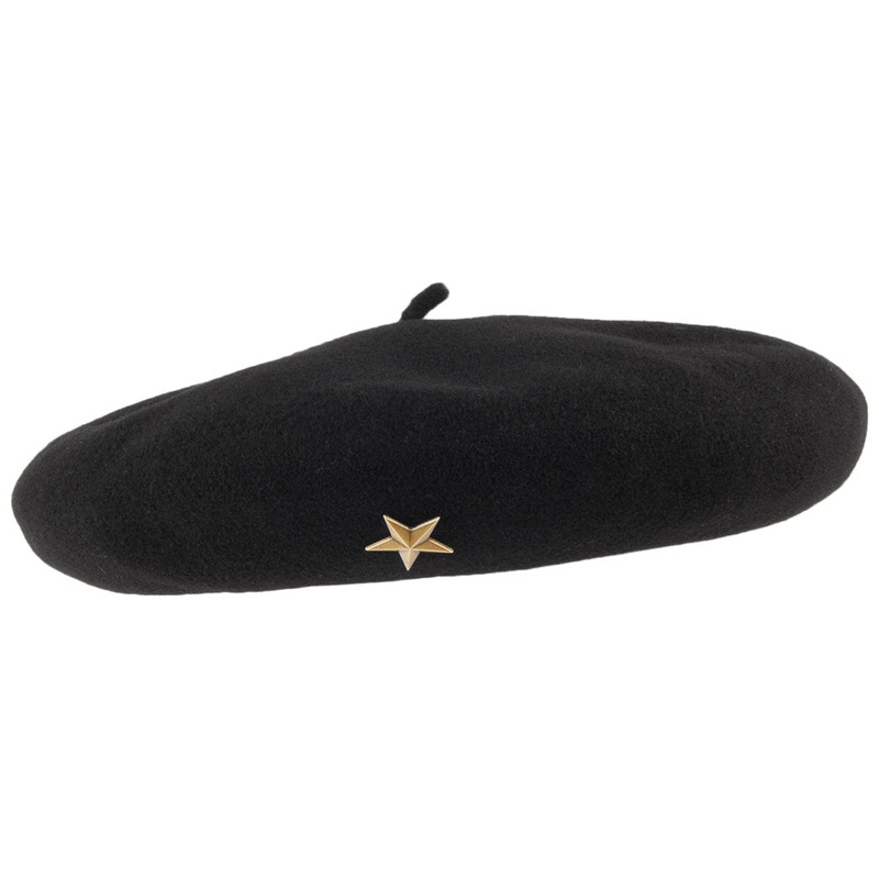 Laulhre Hats Authentique Ch Beret – Black 55