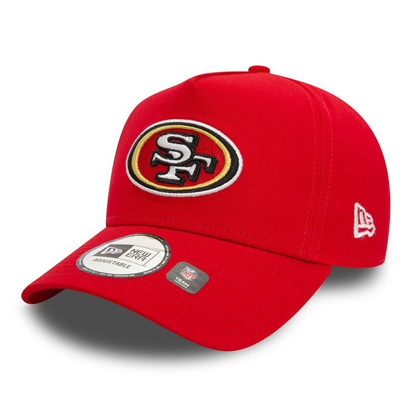 New Era San Francisco 49ers A-Frame Snapback Cap – NFL OTC – Red Adjustable