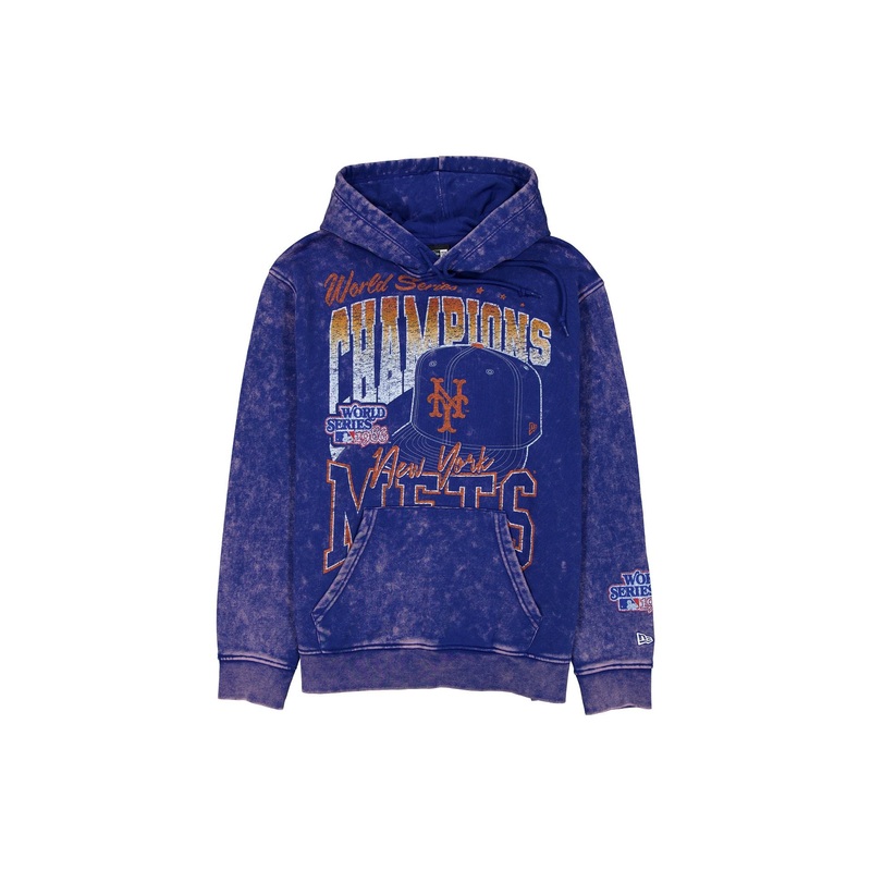 New York Mets Sport Classics Washed Hoodie S