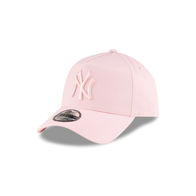 New York Yankees Pink 9FORTY A-Frame Snapback Hat One Size